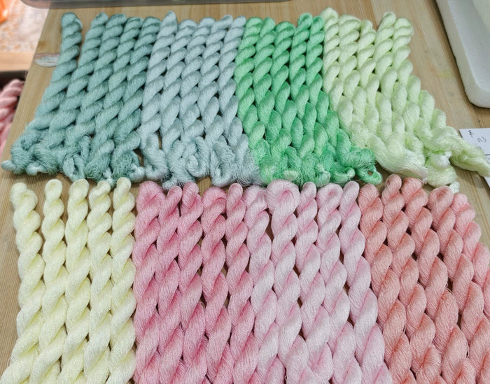 150D Hand-Dyed Thread for Chanhua and Embroidery – 200m*8(set01)