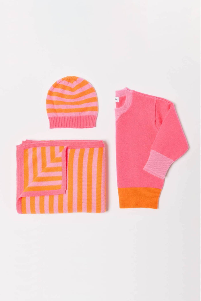 Alessandra Sweater Baby Cashmere Sweater in Electric