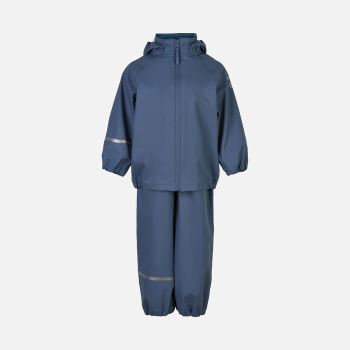 Baby & Kids Recycled Rainwear Set - China Blue