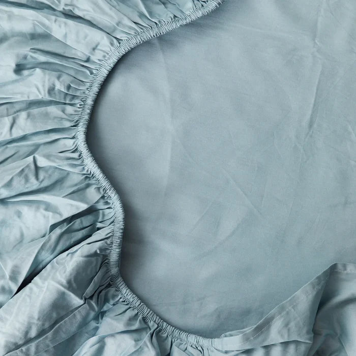 Blue Double Bed Fitted Sheet