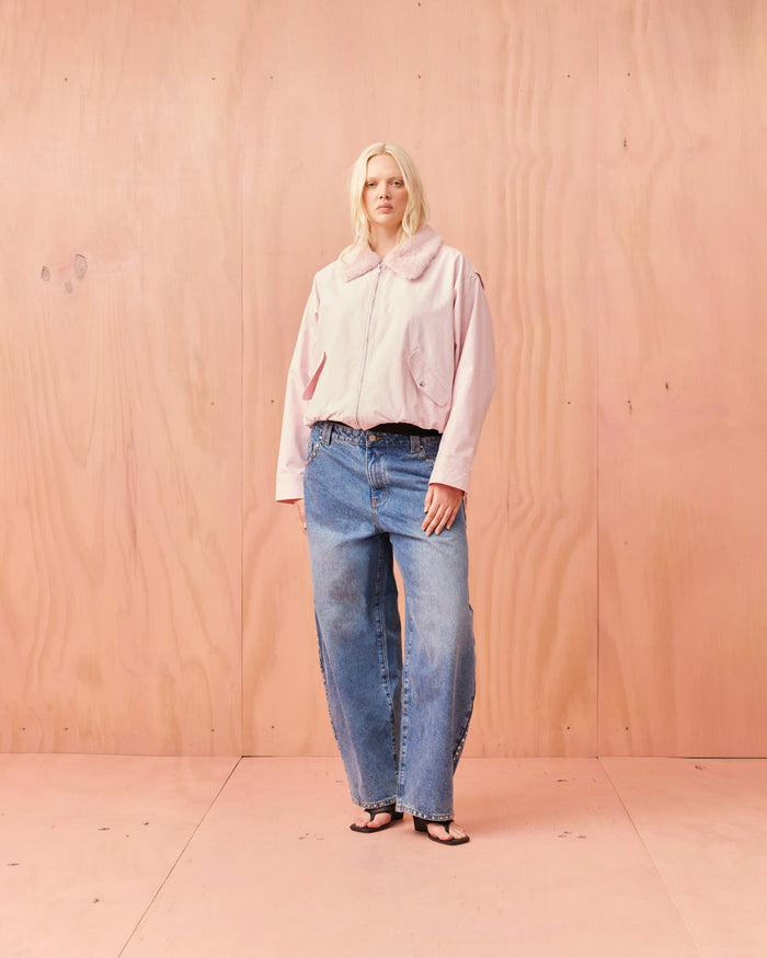 BODE BOMBER JACKET MARSHMALLOW