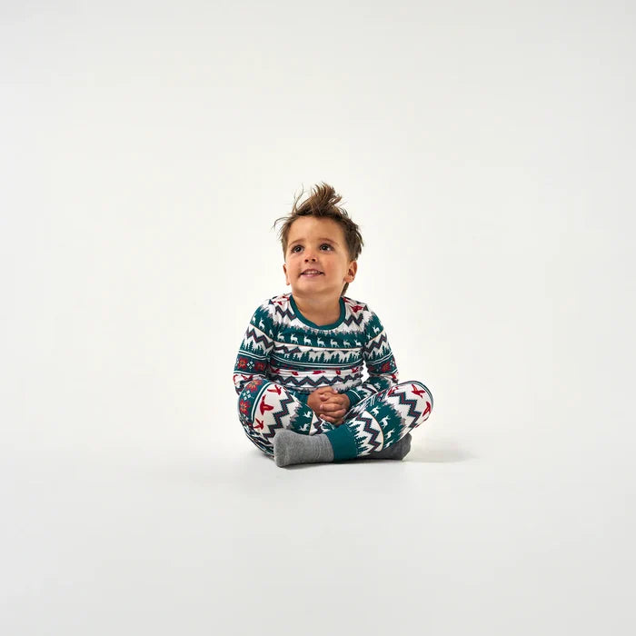 Burlebo Youth Pajama Set - Outdoors Christmas - ON SALE