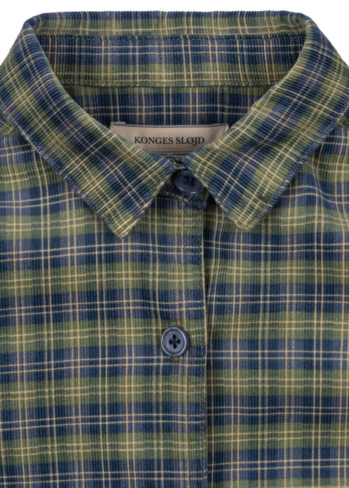 Cara LS Shirt Laurel Blue Check