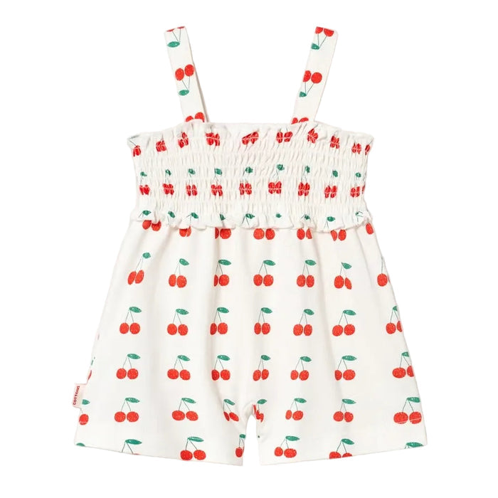 TINYCOTTONS Cherries One Piece Off White