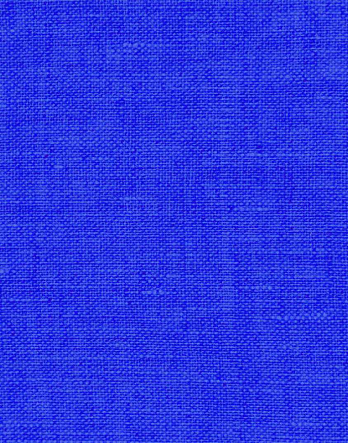 Cobalt Blue Washed Pure Linen Fabric