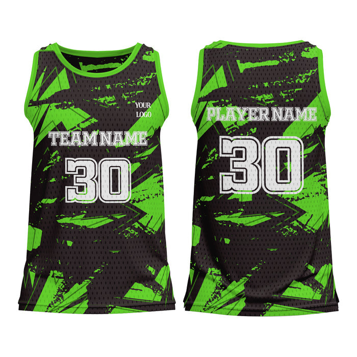 Custom Basketball Tank Top - Abstract Design - Personalized Tank-Top