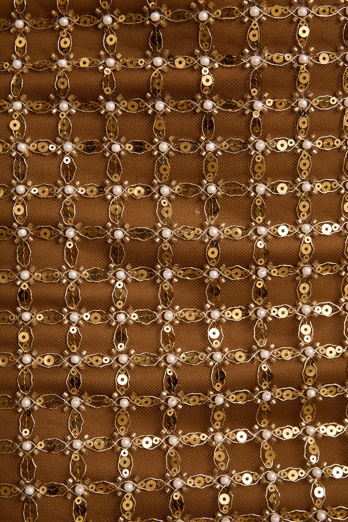 Del Sol Golden Bronze Mini Skirt