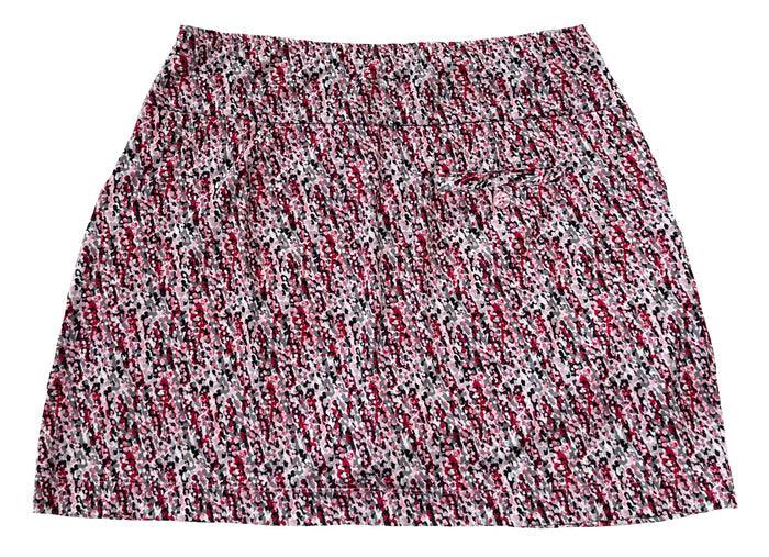 EP NY Women's Pink & Gray Print Golf Skort Size L