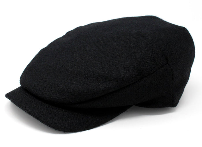 Solid Black - Irish Tweed / Small