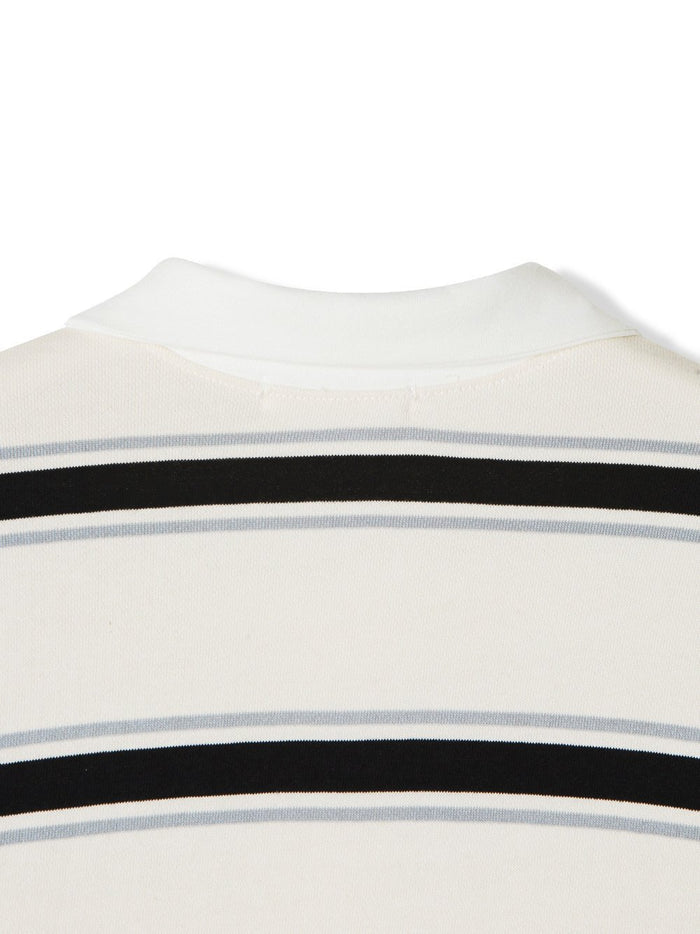 Ive Collar Stripe Long Sleeve Tee