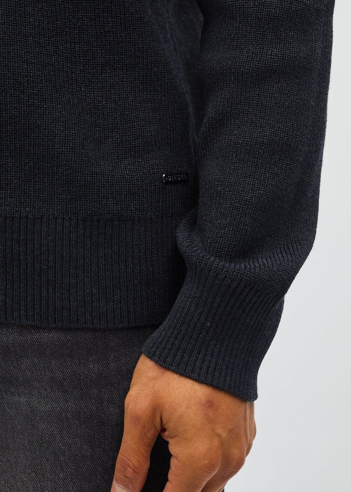 Jakob Knit Polo Charcoal Marl