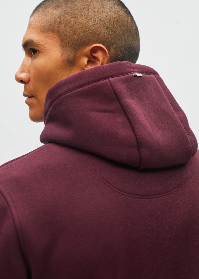 Jameson Hoodie Deep Burgundy