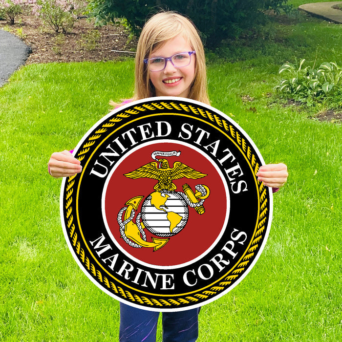 Marines Seal Lawn Sign*