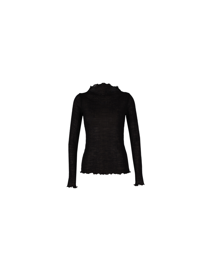 MONA SHEER TOP BLACK