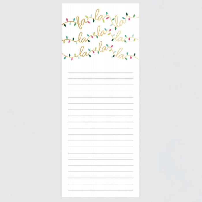 MS - Fa La La Magnetic Notepad