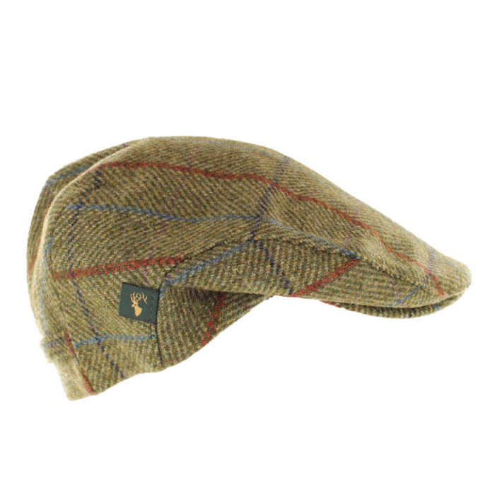 Mucros Olive Green with Red and Blue Overcheck / Small
