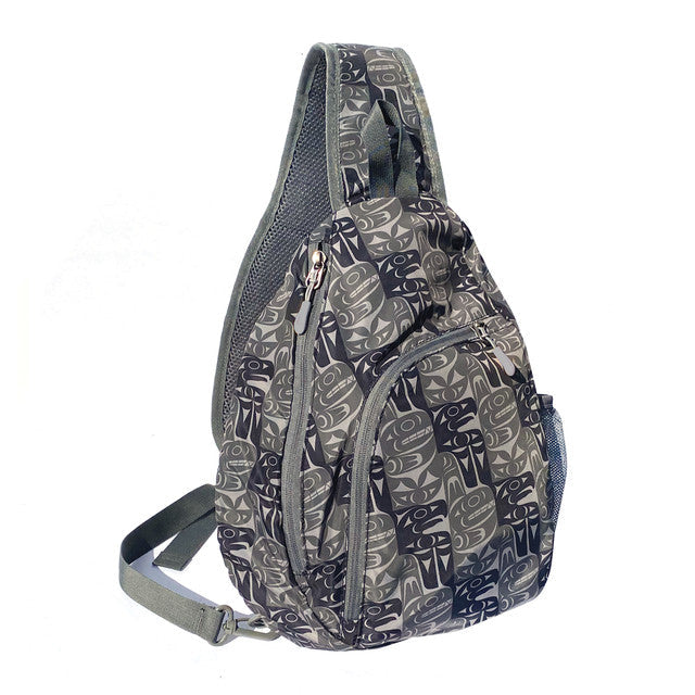 NATIVE NORTHWEST Sling Pack - Thunderbird and Whale