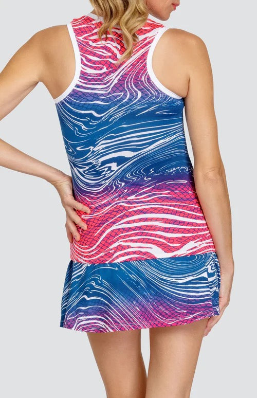 New Tail Activewear Maya Racerback Tennis Tank -Amal MSP$73