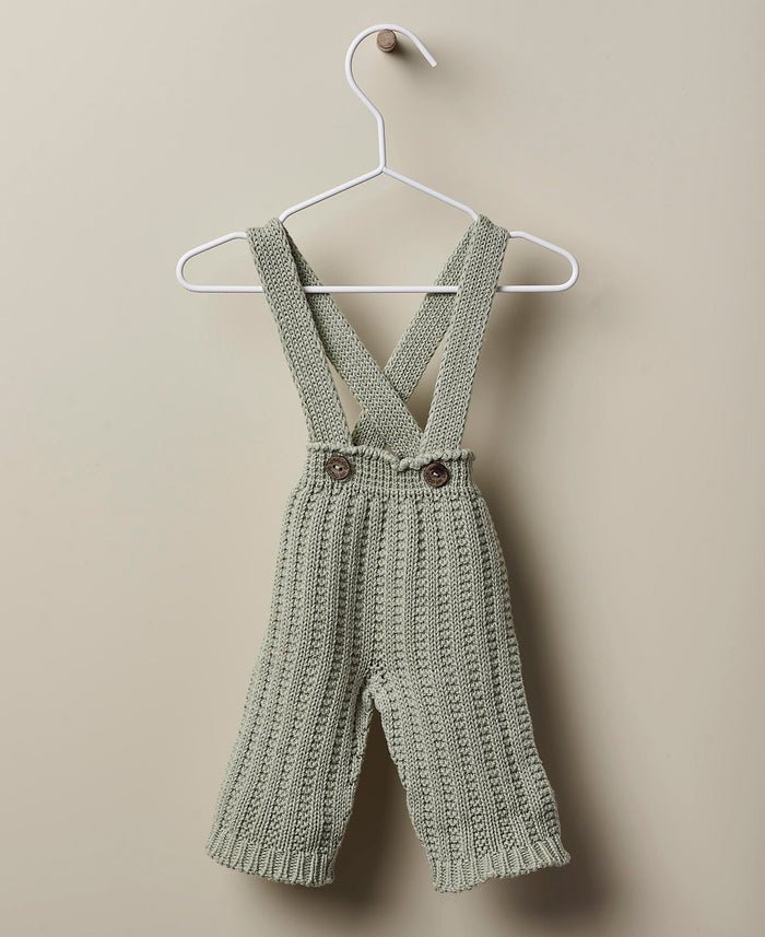 Shoulder Straps Trousers Dry Green