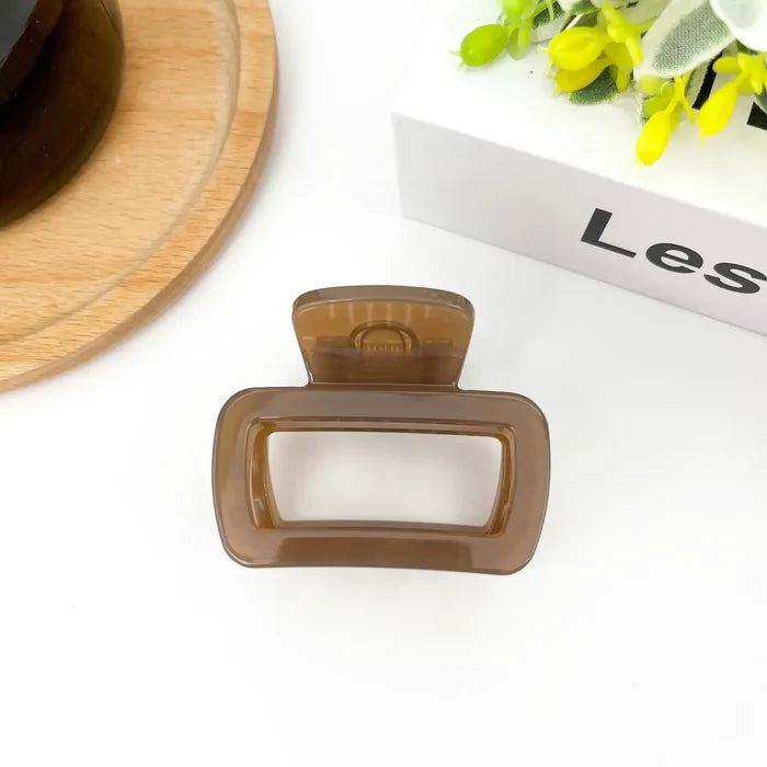 Small Square Thickened Hair Claw Clip