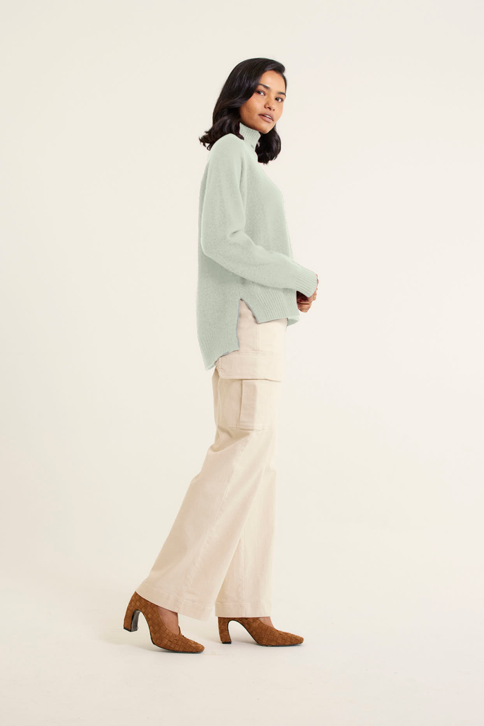 Toastie Merino Cashmere Polo In Early Spring