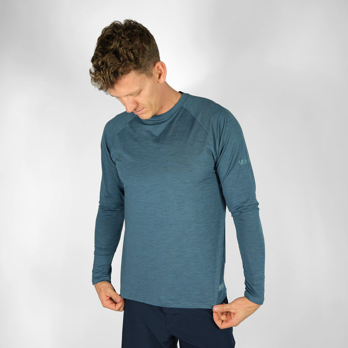 UV Ocean Tech Long Sleeve Tee - Ocean Blue