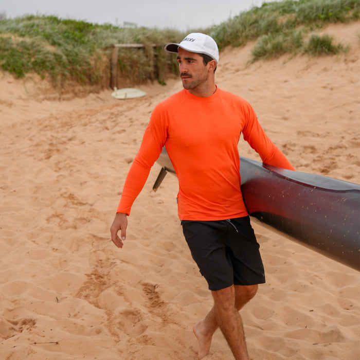UV Ocean Tech Long Sleeve Tee - Orange