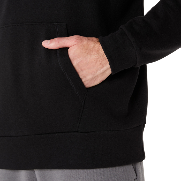 10 Mile ASICS Sweat Relaxed Pullover Hoodie - Black (Unisex Sizing)