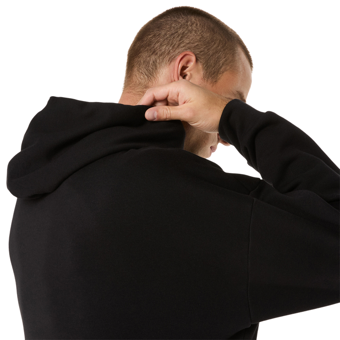 10 Mile ASICS Sweat Relaxed Pullover Hoodie - Black (Unisex Sizing)