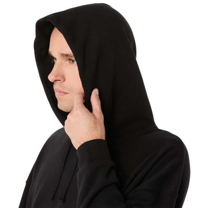 10 Mile ASICS Sweat Relaxed Pullover Hoodie - Black (Unisex Sizing)