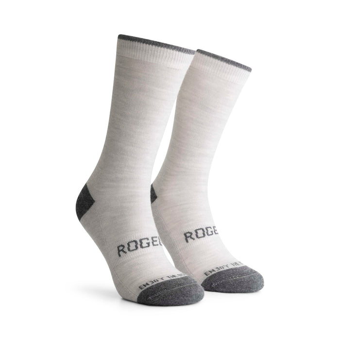Rogelli Merino Wol fietssokken winter grijs.