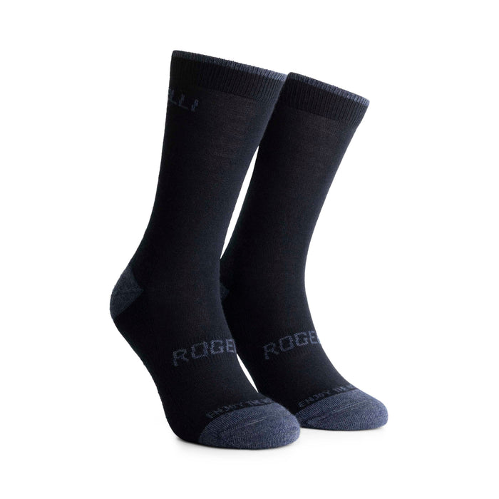 Rogelli Merino Wol fietssokken winter blauw.