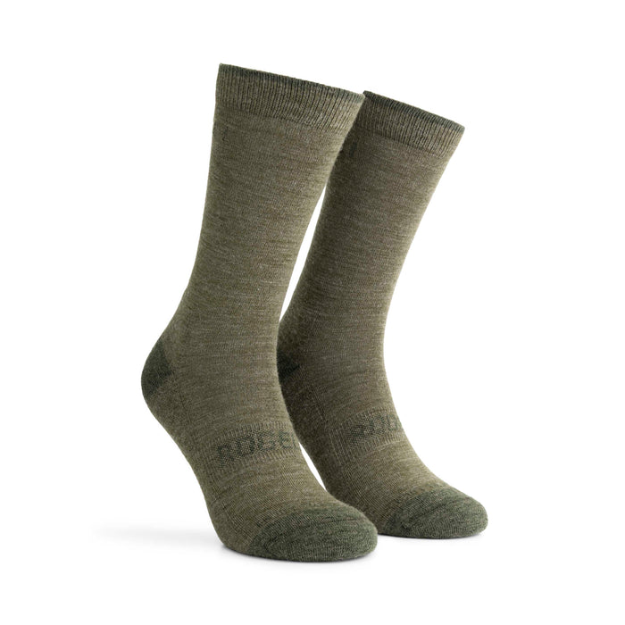 Rogelli Merino Wol fietssokken winter groen.