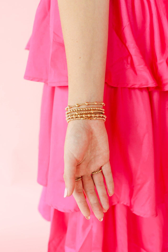 3MM Gold Bracelet (with clasp)