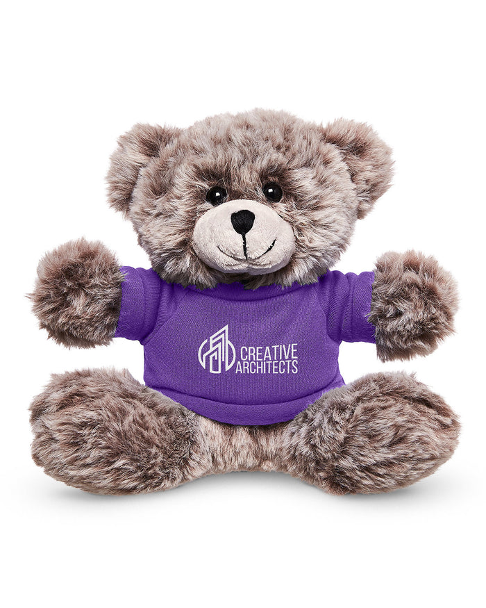 7" Soft Plush Bear With T-Shirt