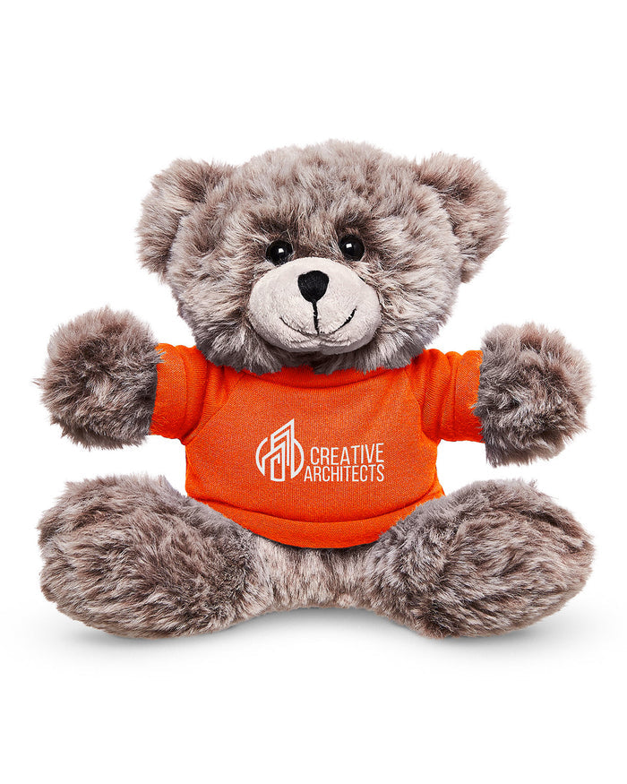 7" Soft Plush Bear With T-Shirt