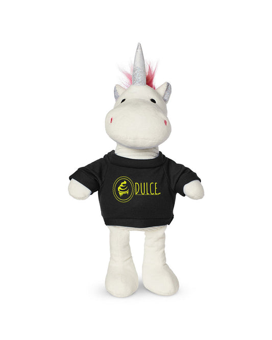 8.5" Plush Unicorn With T-Shirt