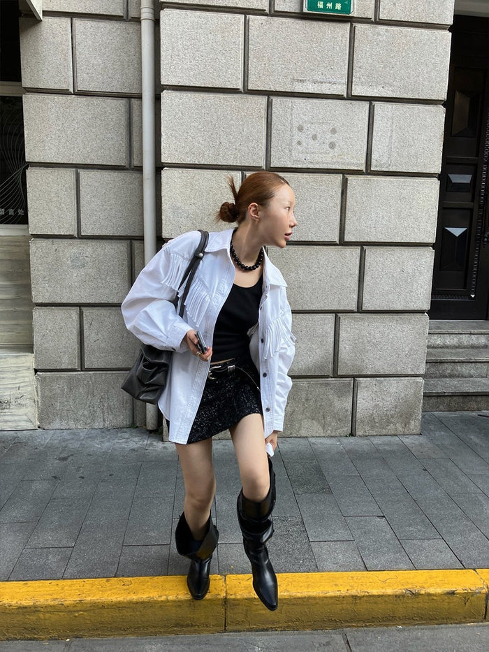 【A MA:DE】Fringe Jacket