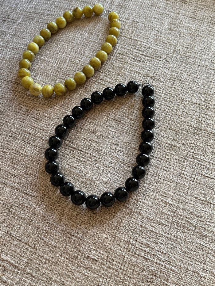 【A MA:DE】Round candy necklace ( 2color )