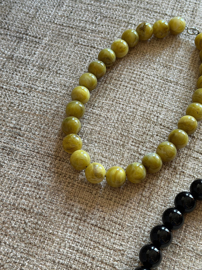 【A MA:DE】Round candy necklace ( 2color )