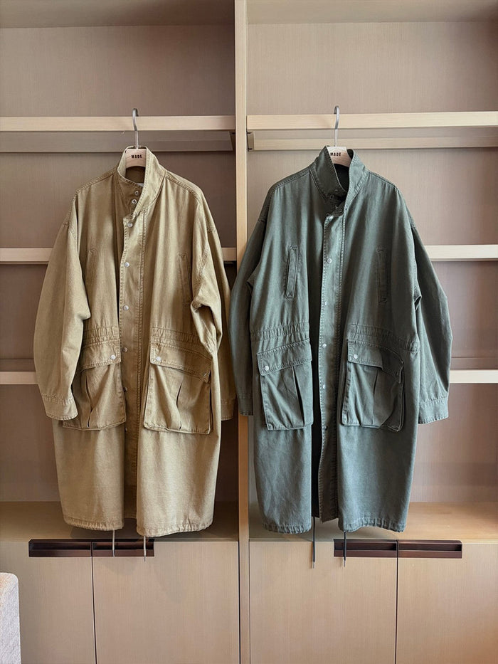 【A MA:DE】Street Long Field Jacket ( 2color )