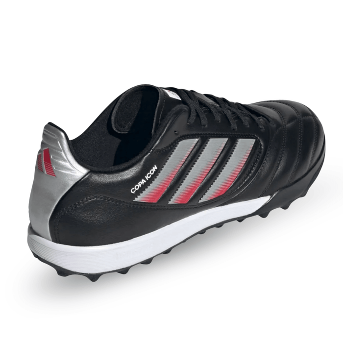 adidas Copa Icon II Pro Turf Soccer Shoes (Black/Red/Silver Metallic) | SoccerWearhouse
