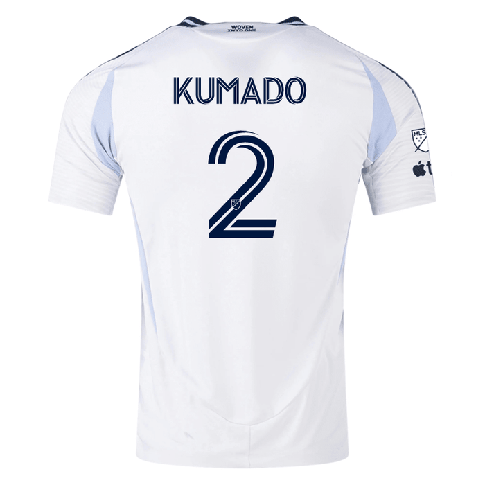 adidas San Diego FC Authentic Willy Kumado Away Jersey 25/26 w/ MLS & Apple Patch (White) | SoccerWearhouse