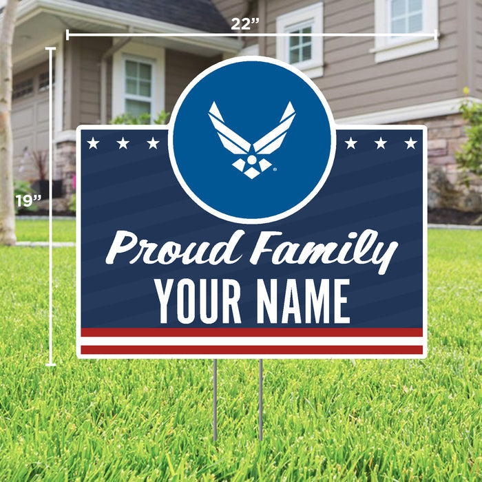 Air Force Proud Family Custom Lawn Sign*