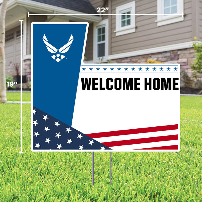 Air Force Welcome Home Custom Lawn Sign*