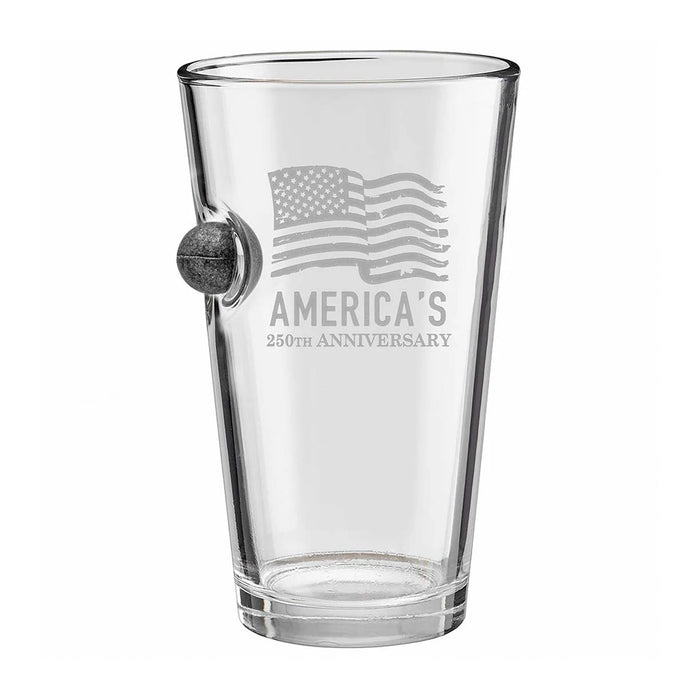 America's 250th Anniversary Musketball Pint Glass