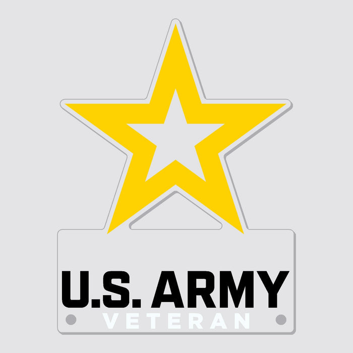 Army Star Veteran Acrylic Sign*