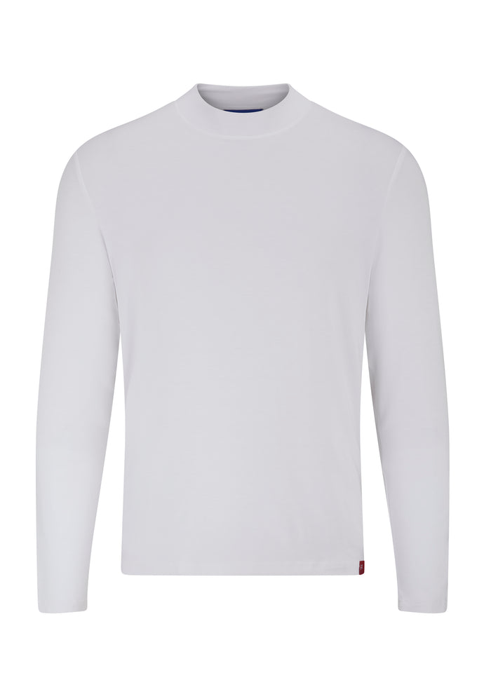 Arthur Beale Bamboo Mock Turtle Neck Base Camp Layer (Long sleeve T-shirt)