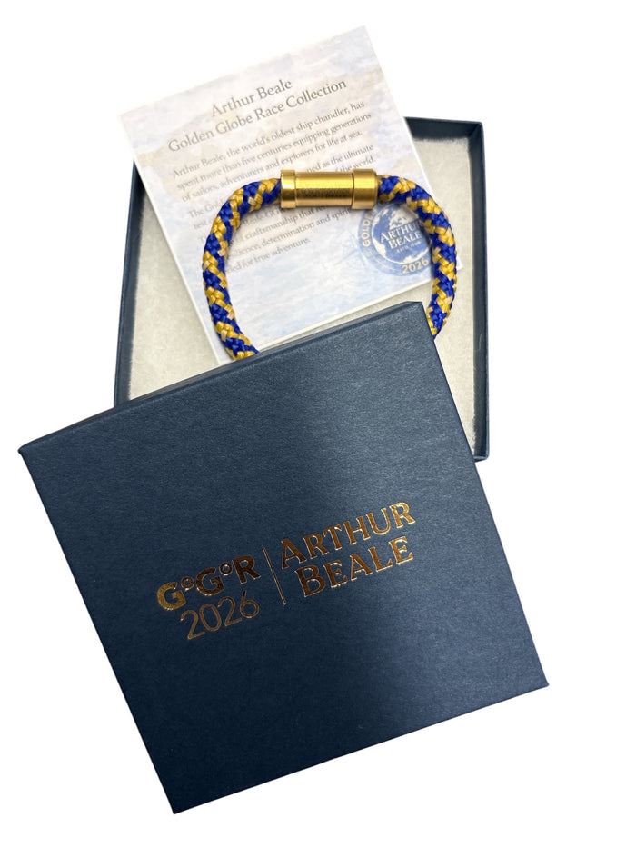 Arthur Beale Golden Globe Race Rope Bracelet (Gold hardware)