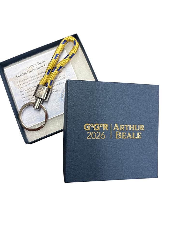Arthur Beale Golden Globe Race Rope Keyring (Chrome hardware)